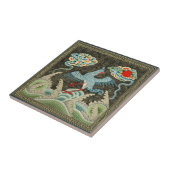 Auspicious Tide & Phoenix Rising Chinese Patroon Tegeltje (Zijkant)