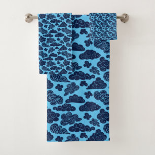 Auspicious wolken Chinees patroon Kies Kleur BTS Bad Handdoek