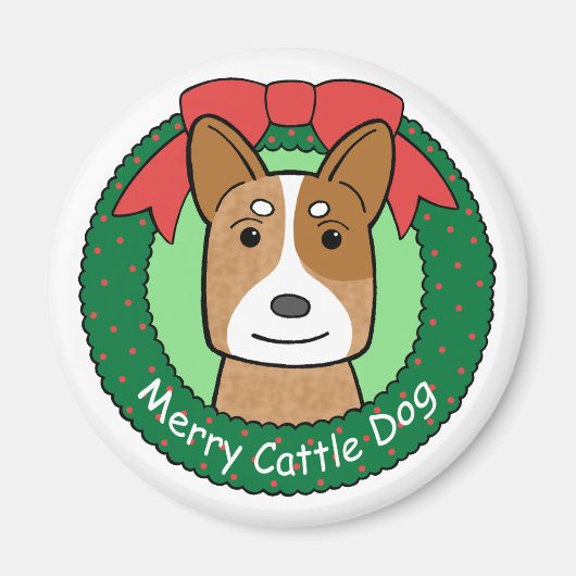 Ausralian Cattle Dog Magneet (Voorkant)
