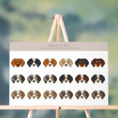 Aussalier hondenmix acryl bord (Neutraal)