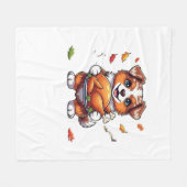 Aussie 178 Thanksgiving Oversized T-shirt.png Fleece Deken (Voorkant (Horizontaal))