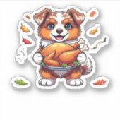 Aussie 178 Thanksgiving Oversized T-shirt.png Sticker (Voorkant)
