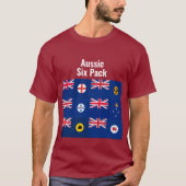 Aussie 6 verpakking t-shirt (Voorkant)