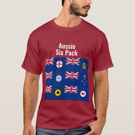 Aussie 6 verpakking t-shirt (Voorkant)