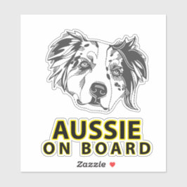 Aussie Aan Boord Sticker