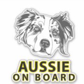 Aussie Aan Boord Sticker