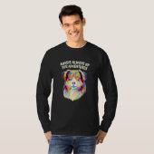 Aussie Always Up for Adventures Australian Shepher T-shirt (Voorkant volledig)