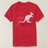 Aussie Animal Gift Girl Kangaro T-shirt (Design voorkant)