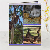 Aussie Annals Foto Collage Kaart (Gele Bloem)