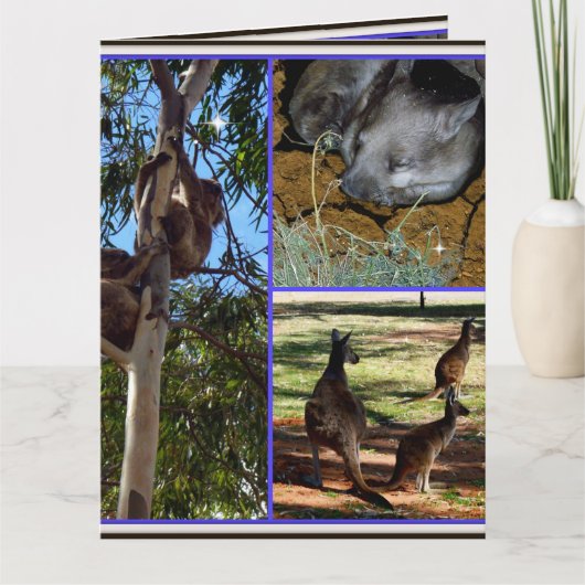 Aussie Annals Foto Collage Kaart (Voorkant)