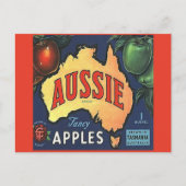 Aussie Apples Briefkaart (Voorkant)