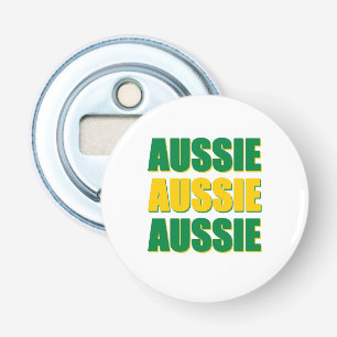 Aussie Aussie Aussie Button Flesopener