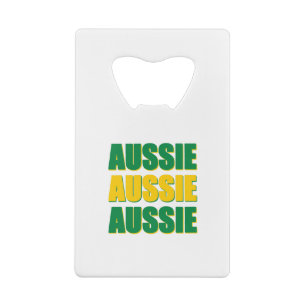Aussie Aussie Aussie Creditkaart Flessenopener
