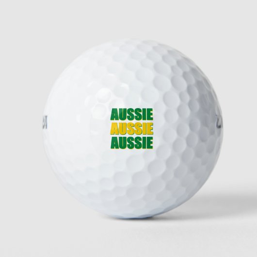 Aussie Aussie Aussie Golfballen (Voorkant)