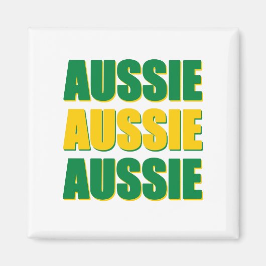 Aussie Aussie Aussie Magneet (Voorkant)