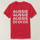 Aussie Aussie Aussie Oi Oi Oi Oi T-shirt (Design voorkant)