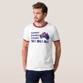 Aussie Aussie Aussie Oi Oi Oy Oy Ozzie T shirt (Voorkant volledig)
