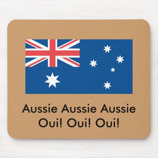 Aussie Aussie Aussie Oui! ... Muismat (Voorkant)