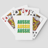 Aussie Aussie Aussie Pokerkaarten (Achterkant)