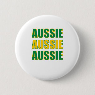 Aussie Aussie Aussie Ronde Button 5,7 Cm