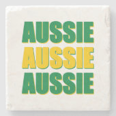 Aussie Aussie Aussie Stenen Onderzetter (Voorkant)