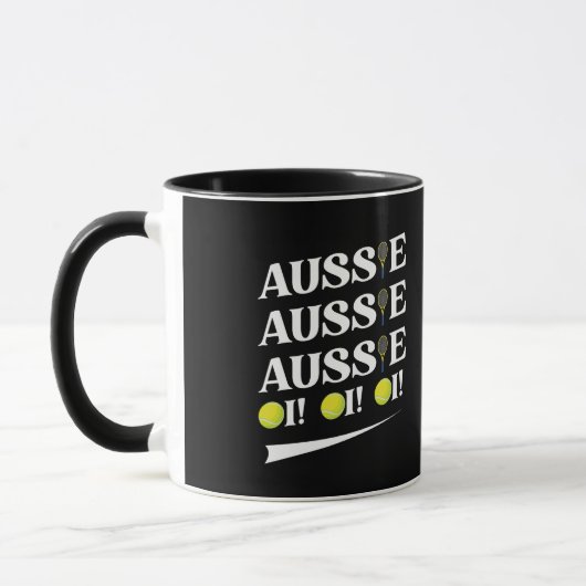 Aussie Aussie Aussie Tennis Mok (Links)