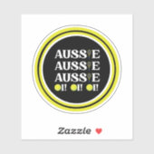 Aussie Aussie Aussie Tennis Sticker (Vel)