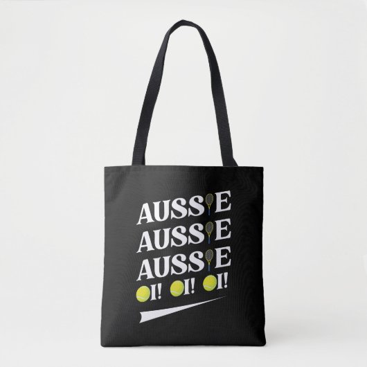 Aussie Aussie Aussie Tennis Tote Bag (Voorkant)