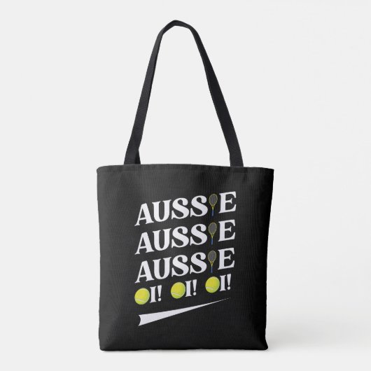 Aussie Aussie Aussie Tennis Tote Bag (Achterkant)