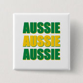 Aussie Aussie Aussie Vierkante Button 5,1 Cm (Voorkant)