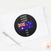 Aussie Aussie Sport Chant Ronde Sticker (Envelop)