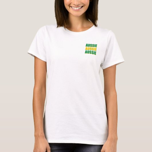 AUSSIE AUSSIE T-SHIRT (Voorkant)