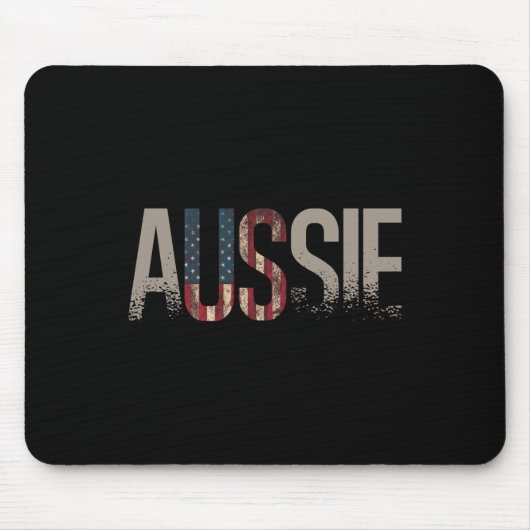 Aussie Australia Dag 4 juli Australisch Amerika Muismat (Voorkant)
