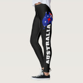 Aussie Australia Flag Leggings - Patriotic Wear (Links)