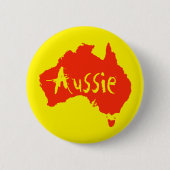 Aussie Australian Button Pin (Voorkant)
