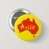Aussie Australian Button Pin (Voorkant /achterkant)