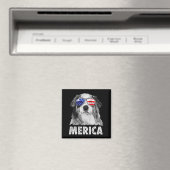 Aussie australian shepherd 4 juli merica magneet (Insitu (Vaatwasser))