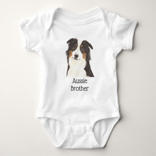  Aussie Australian Shepherd Romper (Voorkant)
