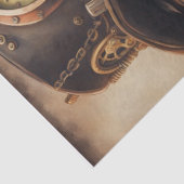 Aussie Aviator: Decoupage van Steampunk Shepherd Tissuepapier (Detail)