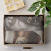 Aussie Aviator: Decoupage van Steampunk Shepherd Tissuepapier (Geschenk)