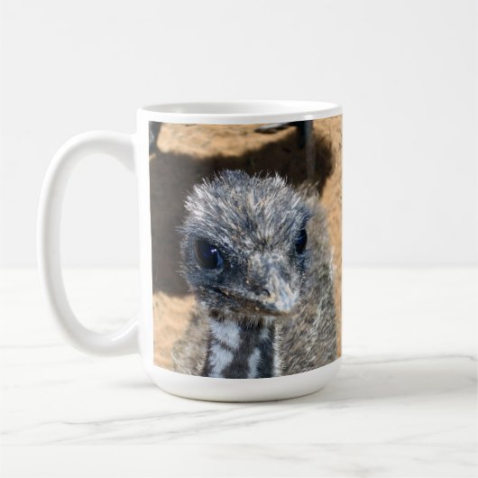 Aussie Baby Emu Face Koffiemok (Links)