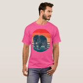 Aussie Backpacker Australië Outback Animal Combat T-shirt (Voorkant volledig)