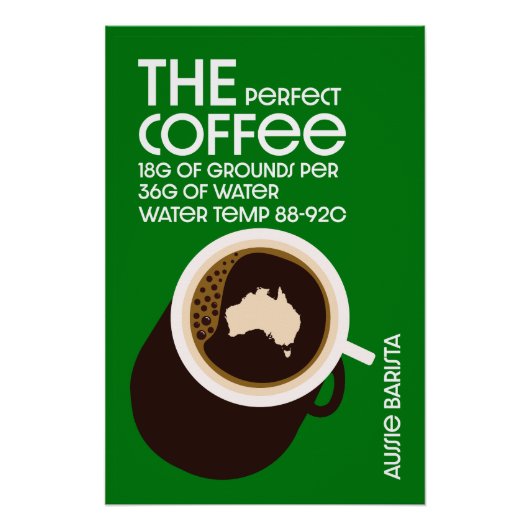 Aussie Baristas Perfect Poster (Voorkant)