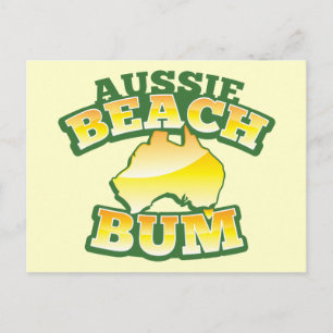 Aussie Beach Bum! met Australische kaart