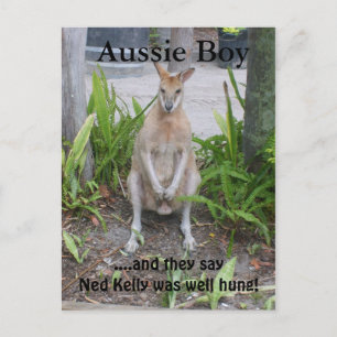 Aussie Boy, briefkaart