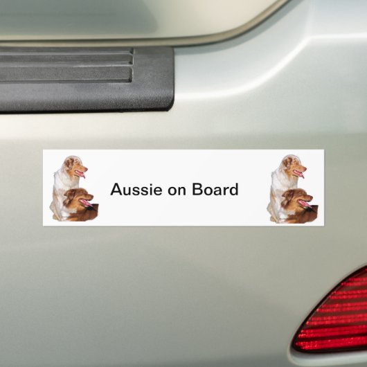 aussie bumpersticker (Op auto)