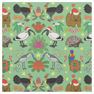 Aussie Christmas Fabric Stof