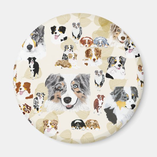 Aussie Collage Magneet (Voorkant)