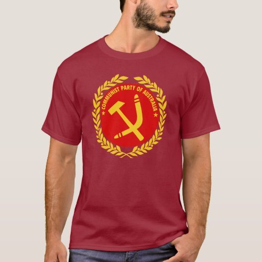 Aussie commie t-shirt (Voorkant)