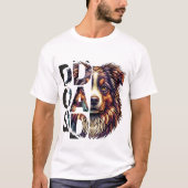 Aussie Dad - Australian Shepherd T-shirt (Voorkant)